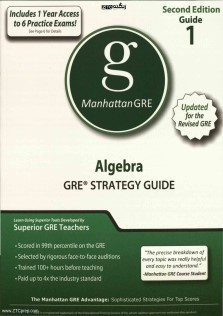 Manhattan GRE 1 Algebra GRE STRATEGY GUIDE