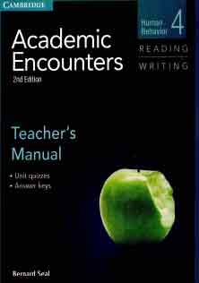 Academic Encounters Reading and Writing 4 Teacher Book