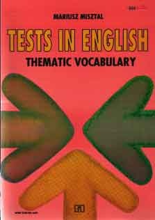 Tests In English Thematic Vocabulary