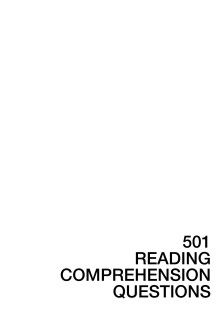 501Reading Comprehension Questions