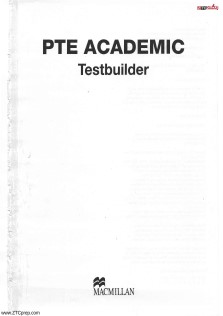 PTE Academic Test Builder
