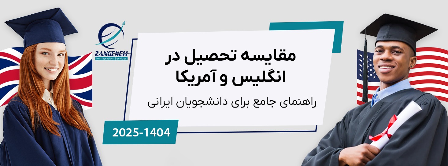 مقایسه تحصیل در انگلیس و آمریکا: راهنمای جامع برای دانشجویان ایرانی ۲۰۲۵
