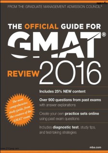 The Official Guide for GMAT Review 2016