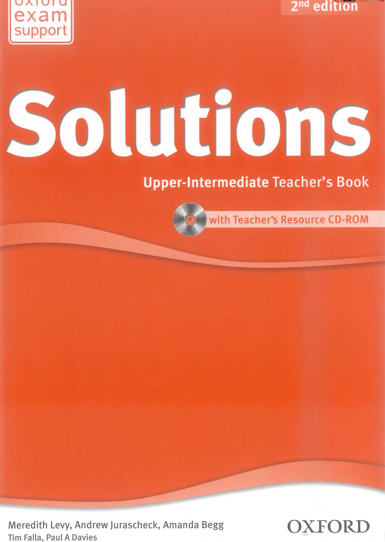 Solutions Upper-Intermediate Teacher Book