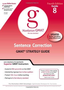 Manhattan GMAT 8 Sentence Correction