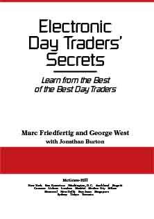 Electronic Day Traders Secrets