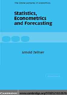 Statistics Econometrics and Forecasting