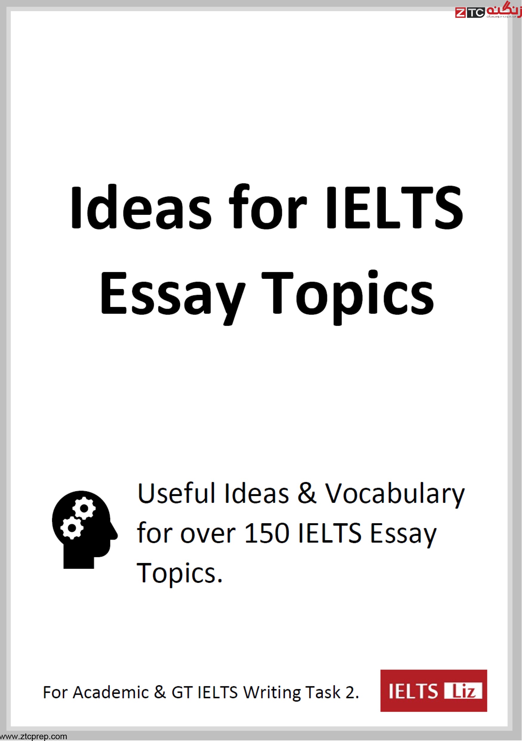 Liz Ideas For IELTS Writing Volume 3