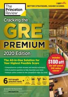 Cracking the GRE Premium Tests 2020
