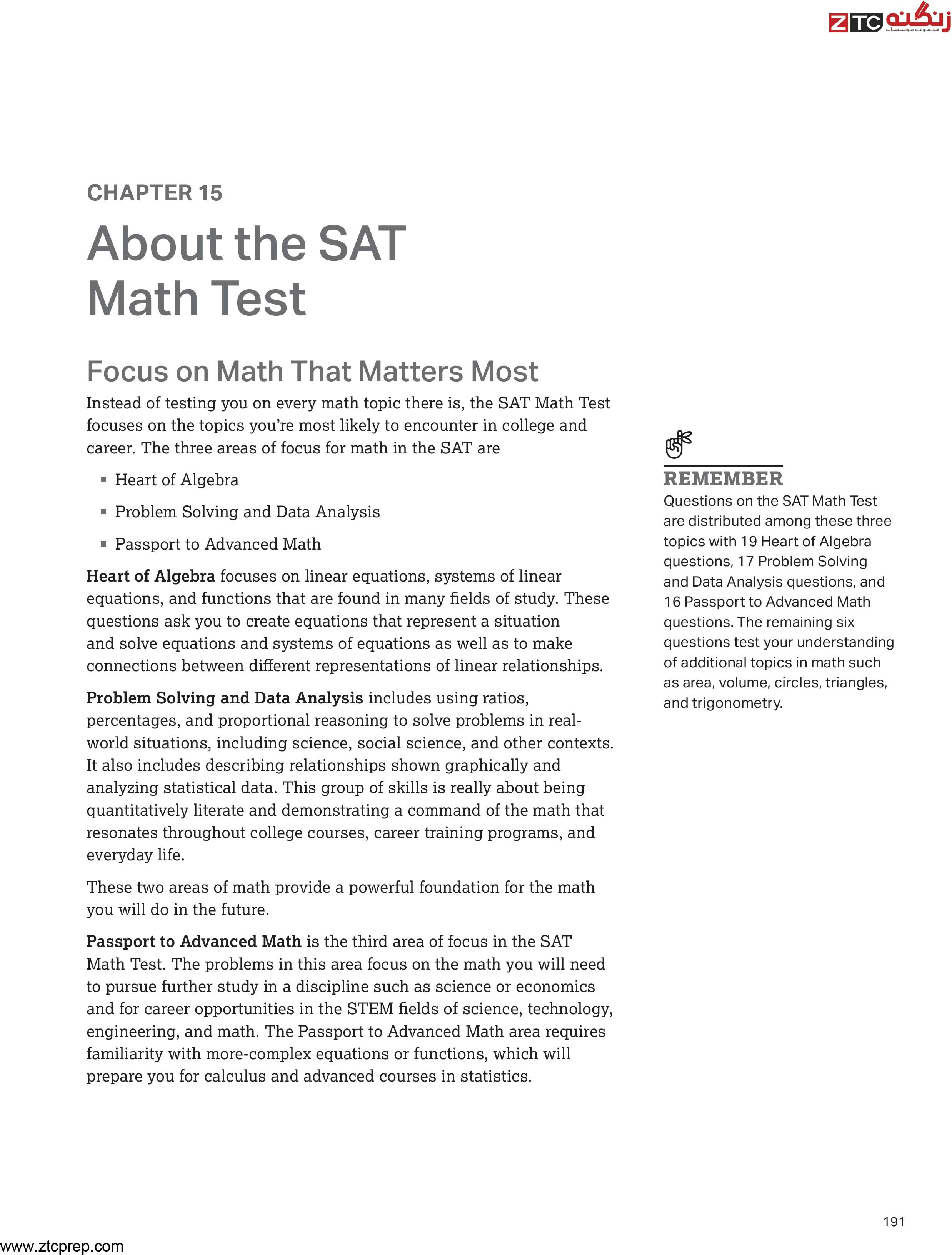 SAT Math Official book