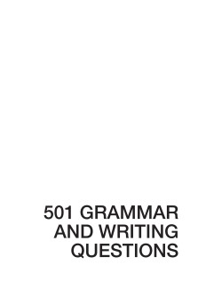 501Grammar and Writing Questions