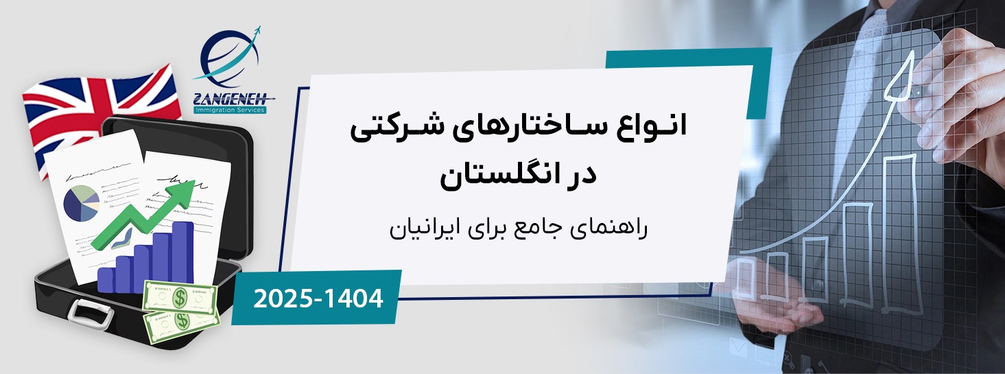 انواع ساختارهای شرکتی در انگلستان: راهنمای جامع برای ایرانیان (۲۰۲۵)