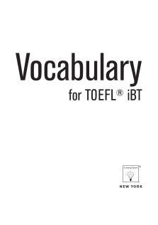 Vocabulary for TOEFL iBT